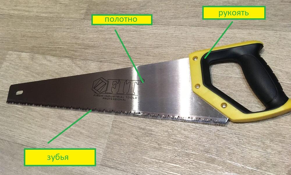 Ножовка для работы с деревом